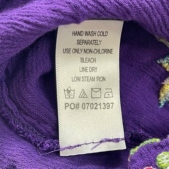 Swimsuits For All Embroidered Beach Cover Dress Women's Plus Size 14/16 Rayon‎ - Picture 11 of 13